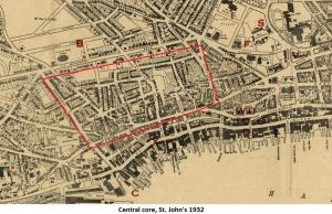 Central core of St. John's