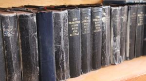 old Moravian books from the missions, that date back centuries in Labrador