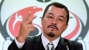 Former Chief of the Assembly of First Nations Shawn Atleo. Atleo was forced to resign due to pressures surrounding his support of Bill C-33